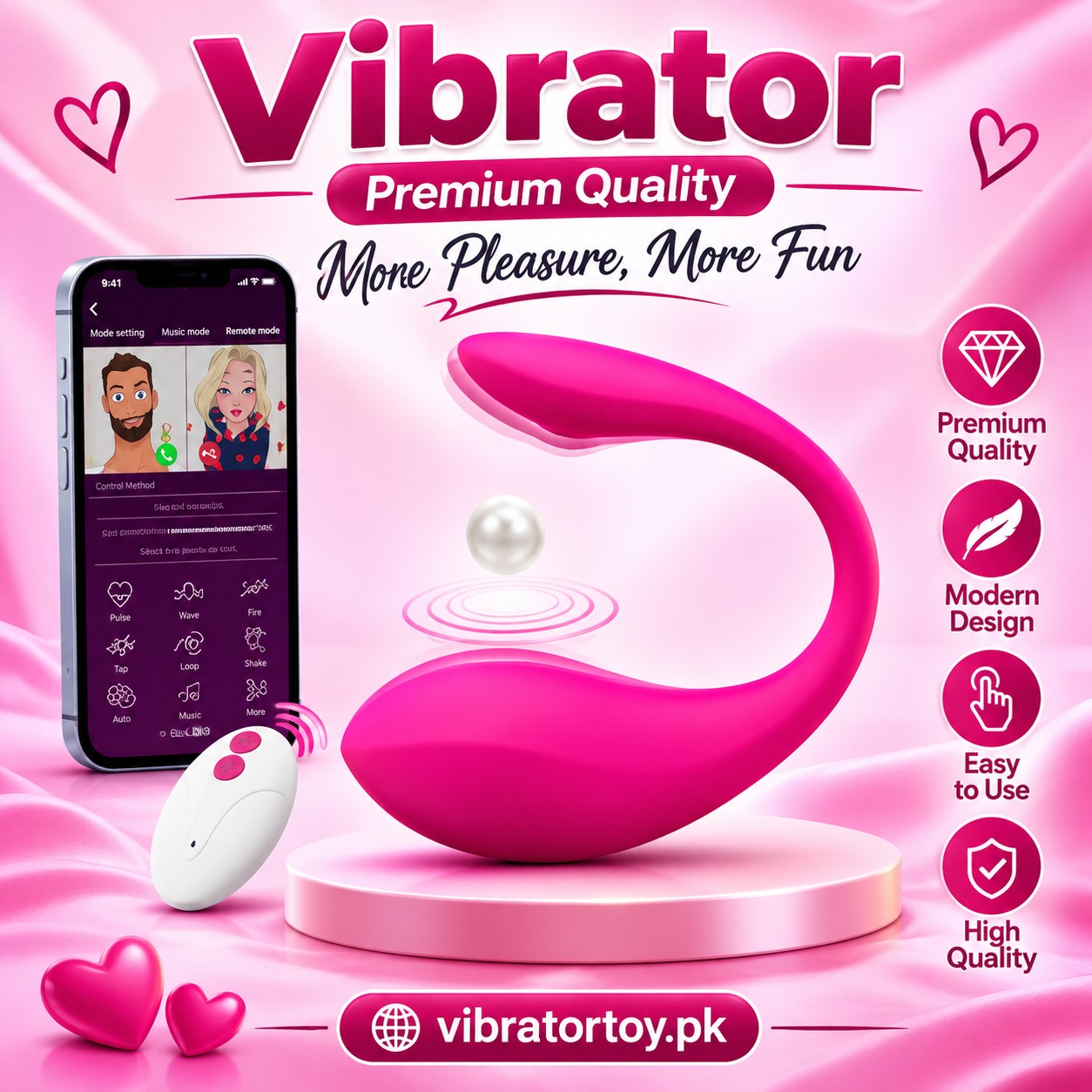 APP & Remote Control Wearable Vibrator, Women Sex Toys In Pakistan