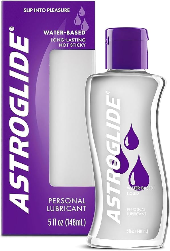 Astroglide Water Based Lube (5oz), Liquid Personal Lubricant, Sex Lube for Men, Women and Couples, Safe for Toys