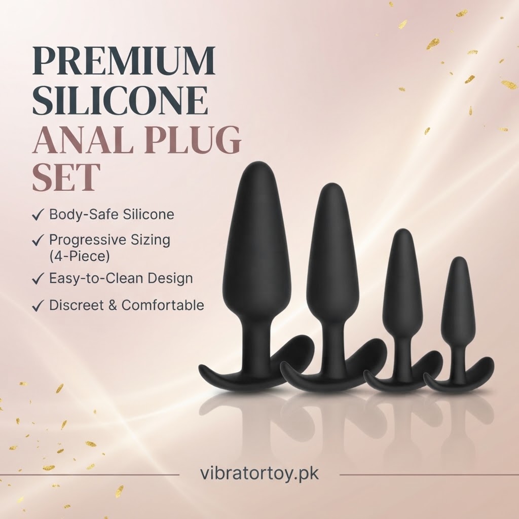 Long Session Silicone Butt Plugs Set In Pakistan
