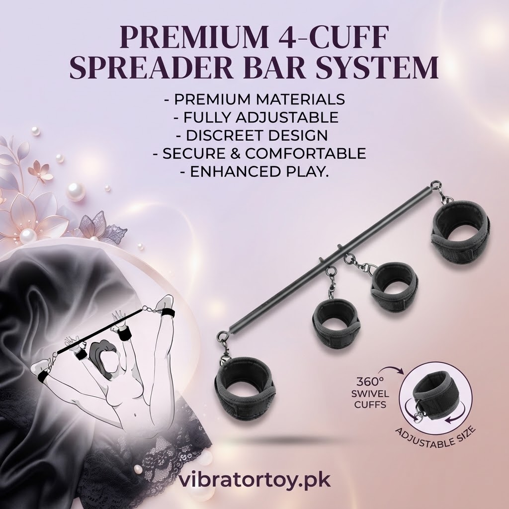 Spreader Bar Sex Toys & BDSM Restraints In Pakistan – Adjustable Bondage Kit for Couples