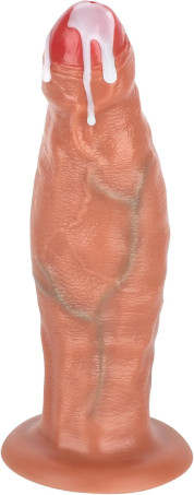 Huge Thick Realistic Uncut Dildo with Suction Cup for Advanced Use
