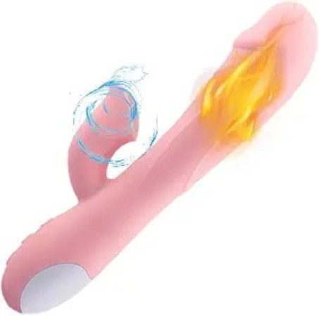 Dual-Stimulation Silicone Rabbit Vibrator with 7 Modes
