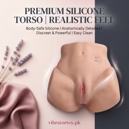 Vibrating Doll Lifelike Sexy Male Sex Toy Half-Body In Pakistan