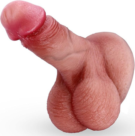 6-Inch Beginner-Friendly Realistic Silicone Dildo with Suction Base