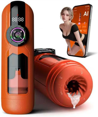 Heating Male Masturbator Penis Pump with APP Control & Thrusting