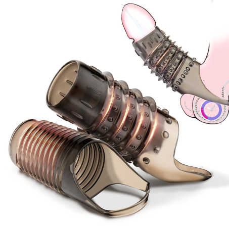 Cock Rings Reusable Penis Enlarge Sleeves Girth