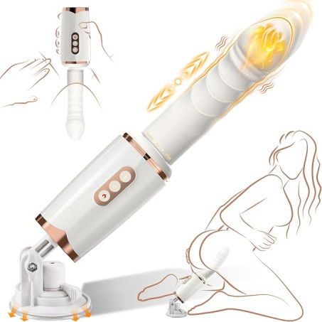 Jornujna 3-in-1 Heating and Vibrating Automatic Thrusting Sex Machine