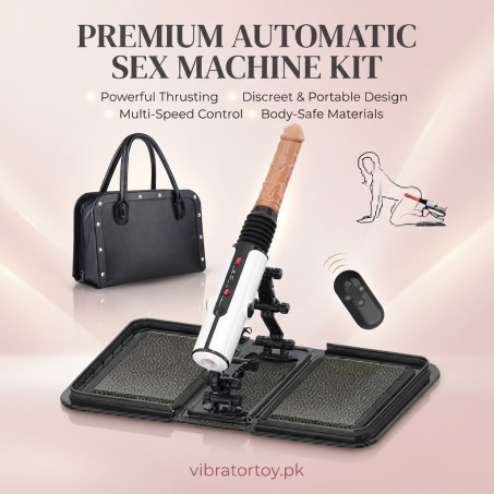 FunnyOne Thrusting Vibrator and Heat & Remote 6 Attachments In Pakistan