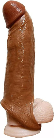 Bigger Soft Realistic Sheath Extender Sheath for Men Reusable Male