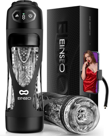 EINSEO Sucking Male Masturbator with 7.1