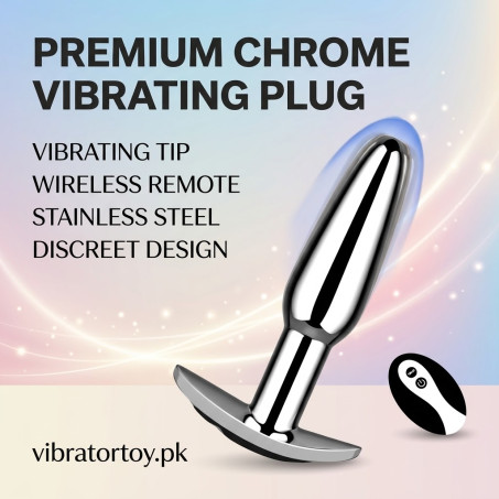 Vibrating Butt Plug Anal Vibrator with Remote Control In Pakistan