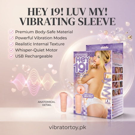 Hey 19! Vibrating Teen Anal Stroker In Pakistan