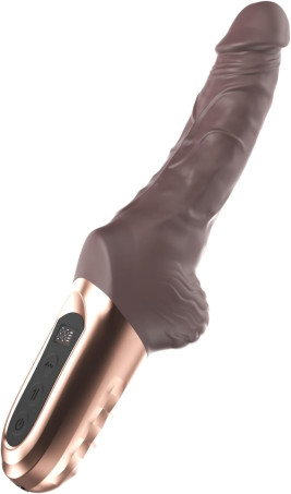 CUNHUA Realistic Silicone Thrusting Vibrator 9.8