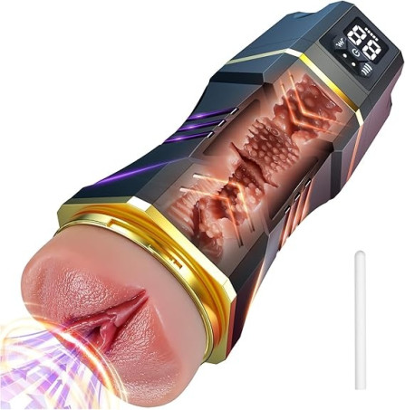Male Masturbator Sex Toys for Men - Vibrating Pocket Pussy