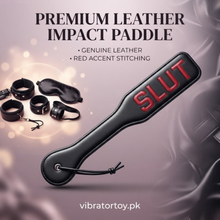 Faux Leather Slut Spanking Paddle for Sex In Pakistan – Premium BDSM Impact Play Toy