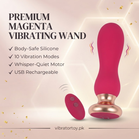 Soft Silicone Butt Plug G Spot Vibrator Anal Dildo In Pakistan