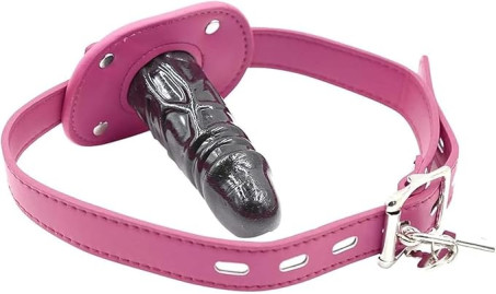 Adjustable PU Leather Harness with Detachable Silicone Attachment