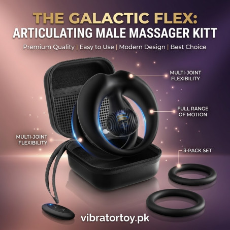 Vibrating Cock Ring Set for Men – Silicone Adjustable Penis Ring with 3 Sizes In Pakistan