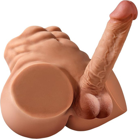 6.8 lb Male Torso Sex Doll with 7.08-Inch Realistic Dildo