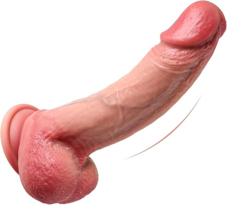 6 Inch Realistic Dildo Adult Toys, Liquid Silicone Toy with Strong Suction Cup,Hand-Free Lifelike Dildo 