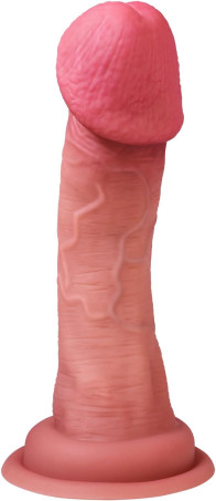 Premium Suction Cup Silicone Dildo – Realistic Texture & Flexible Core Design