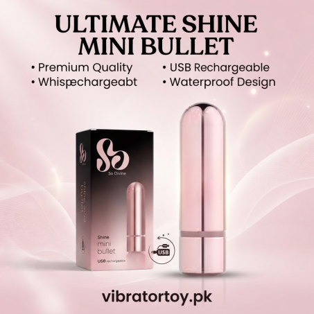 Shine Rechargeable Mini Bullet Vibrator In Pakistan