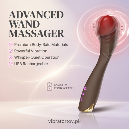 Curved Dildo Vibrator with 10 Vibration In Pakistan
