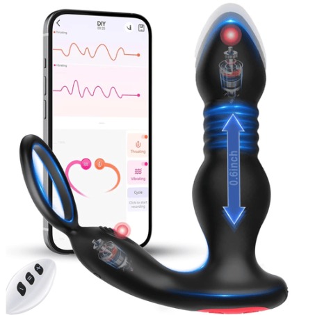 Thrusting Anal Expansion Prostate Massager