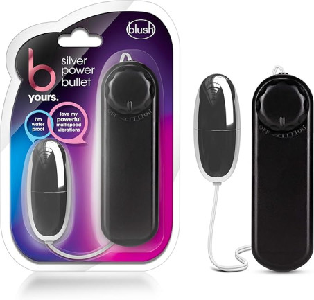 Blush B Yours Silver Power Bullet Vibrator 2