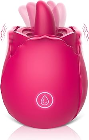 Tongue Licking Rose Vibrator