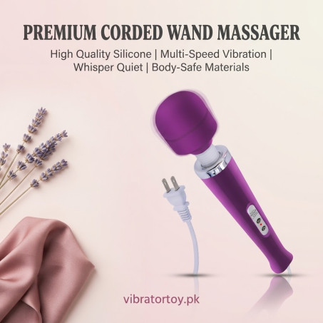 YEVIOR Wired Powerful Handheld Massager with 10 Pulse Settings In Pakistan