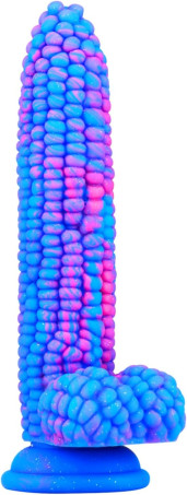 8-Inch Corn Kernel Silicone Fantasy Dildo with Suction Base