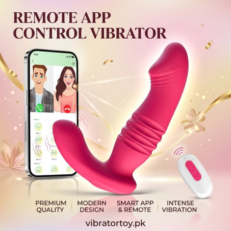 Wearable Clitoral G Spot Thrusting Vibrator, APP Remote Control Clitoralis Panty Vibrator In Pakistan