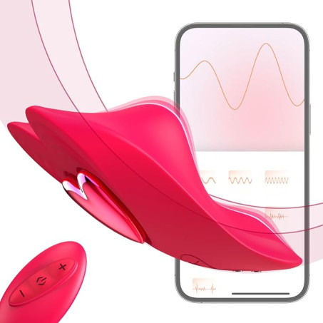 Remote Control Vibrator Couples Sex Toys, App Cellphone Wearable Couple Vibrator 