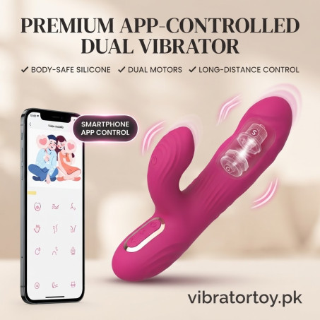 Thrusting Dildo G Spot Vibrator, 3 in 1 Adult Sex Toys In Pakistan