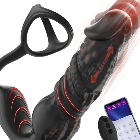 Fast Thrusting Prostate Massager Anal Vibrator for Men