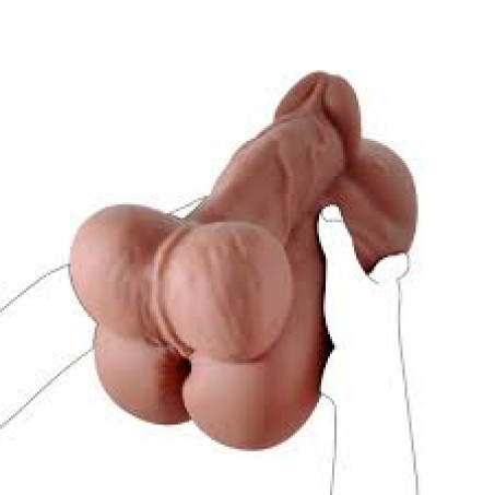 Realistic Huge Dildo With Masturbator