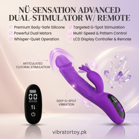 Purple Rabbit Thrusting Vibrator In Pakistan