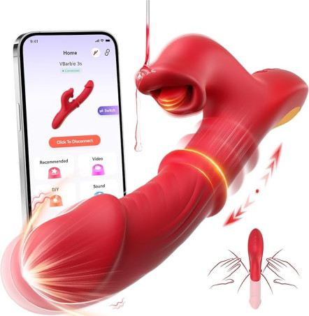 Toendi Thrusting Vibrator Sex Toys, Dildos Adult Toys G Spot Vibrator 