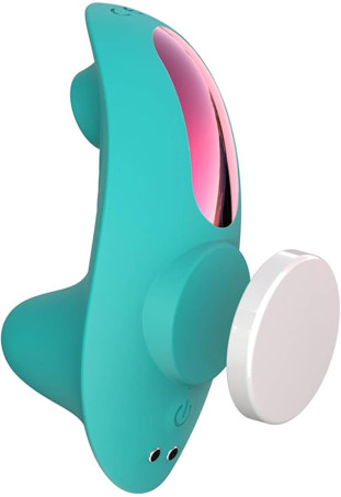 Magnetic Wearable Vibrator Panties with Clitoral Sucking 