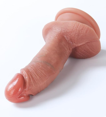 5-Inch Small Dildo for Beginners, Non-Porous Silicone