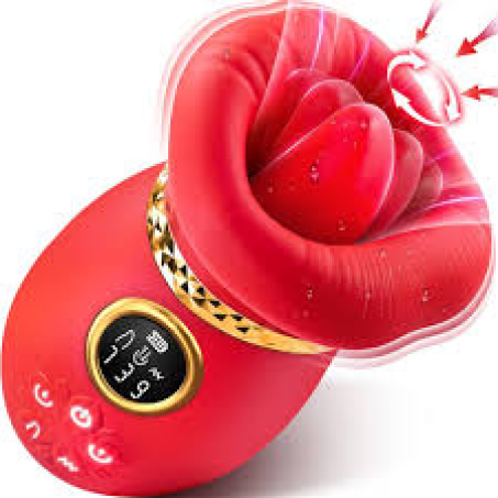 Rose Kiss Sucking Licker Vibrator