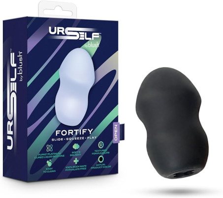 Fortify Platinum Silicone Compact Mini Stroker and FTM Masturbator