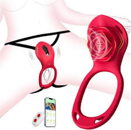 Couples Rose App Remote Control Wearable Vibrator