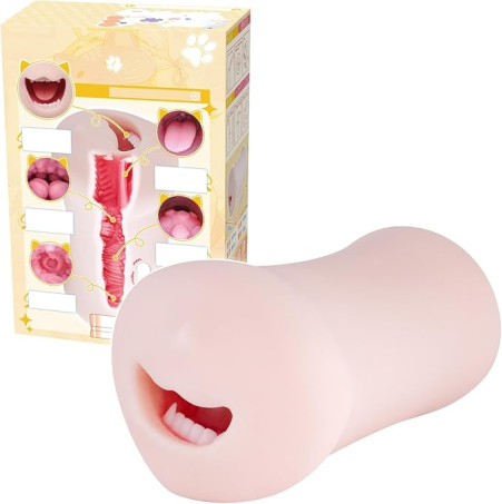 Oral Vibe 10-Function Vibrating Male Masturbator