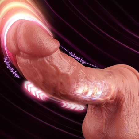 Realistic Thrusting Dildo Sex Toys Vibrator, Lifelike Vibrating Dildos