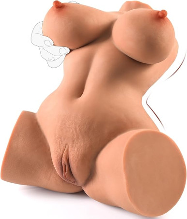 10LB Sex Doll Torso for Men, 3in1 Realistic Male