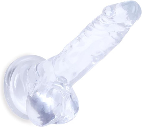 5 Inch Small Realistic Silicone Dildo with Suction Cup – Flexible Body Safe Toy
