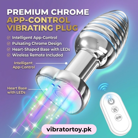 Vibrating Anal Plug Sex Toys - Light Up Butt Vibrator In Pakistan