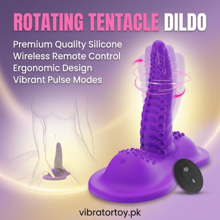 Women's Monster Dildo Vibrator with Remote Control – 6.5 Inch Insertable Silicone Massager In Pakistan